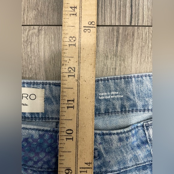 Anthropologie Pilcro The Gwen Mid Rise Wide Leg Jeans Size 28 - Picture 9 of 11